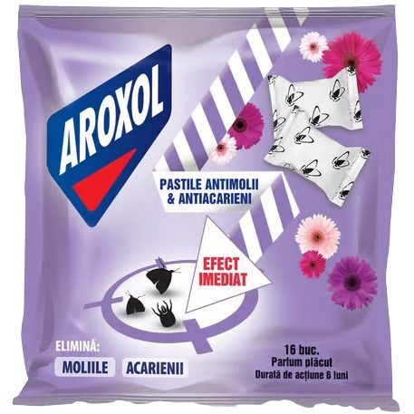 Insecticid si Repelant - AROXOL ANTIMOLII PASTILE PARFUMATE 16BUC 100G
