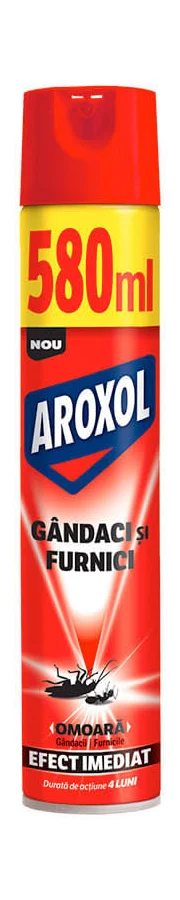 Insecticid si Repelant - AROXOL SPRAY GANDACI FURNICI 580ML