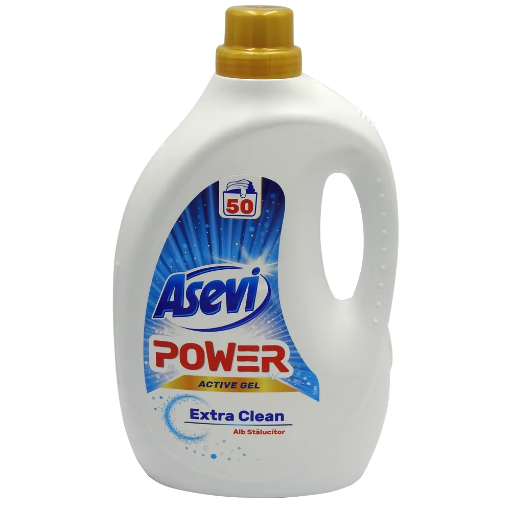 Detergent Lichid - ASEVI DETERGENT LICHID 2.5L POWER EXTRA CLEAN 50SPALARI