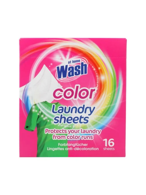 Servetele Captare Culori - AT HOME WASH SERVETELE CAPTATOARE CULOARE 16BUC