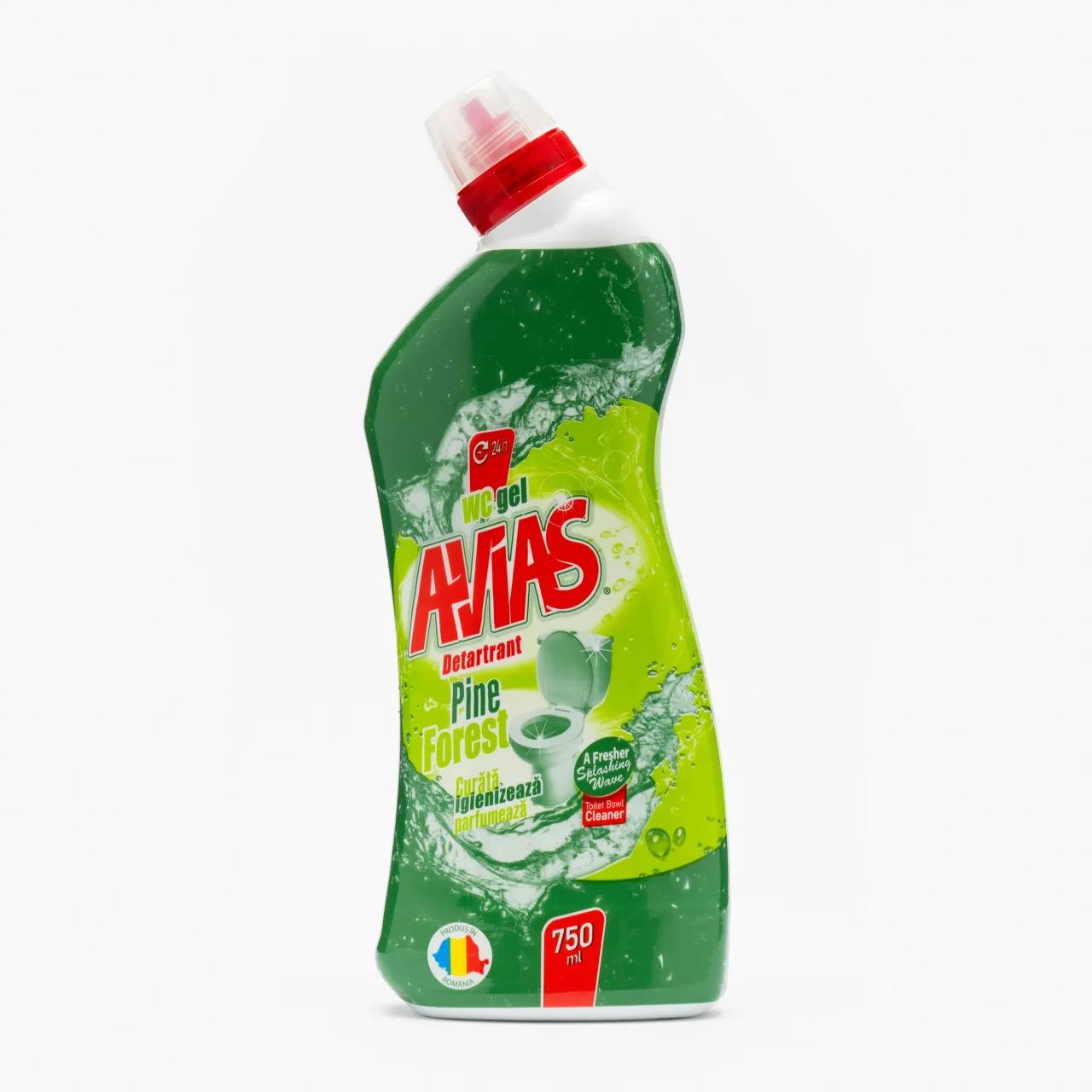 Detartrant - Avias Dezinfectant Wc Gel Pine Forest 750ml