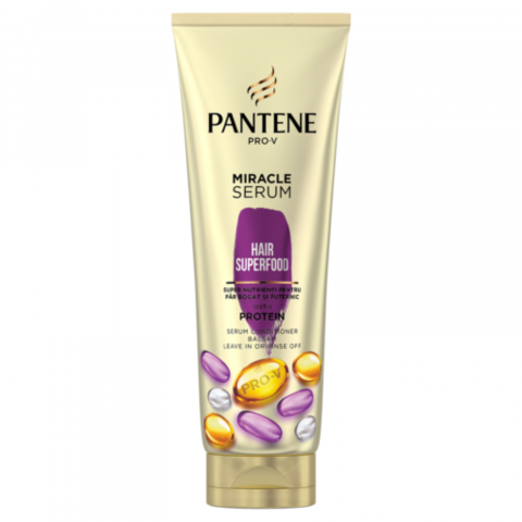 Ingrijirea Parului - Balsam de Par, Pantene Pro V, 3MM, Hair Superfood, 200 ml