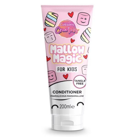 Sampon pentru Copii - Balsam de Par, Pentru Copii, Cussons Creations, Mallow Magic, Foamalicious Marshmallow, 200 ml