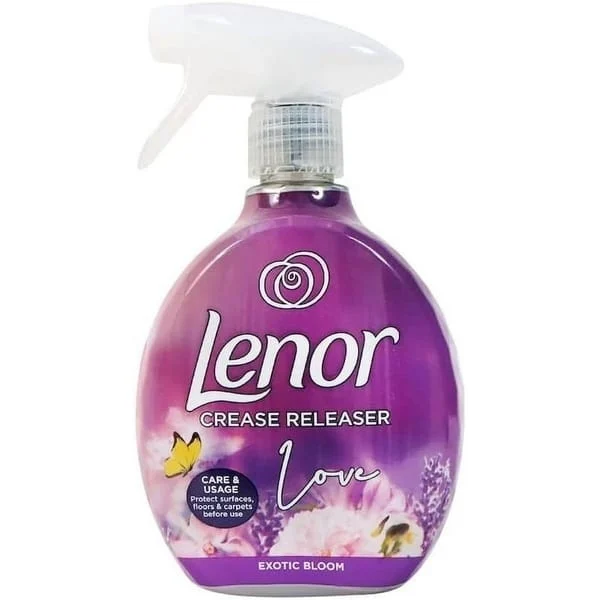 Balsam Rufe - Balsam pentru Rufe Uscate, Anti-Cute, Lenor, Exotic Bloom & Moonlight Lily, Spray, 500 ml