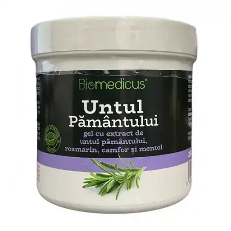 Creme si Lotiuni de Corp - BIOMEDICUS GEL MASAJ TERAPEUTIC 250ML UNTUL PAMANTULUI