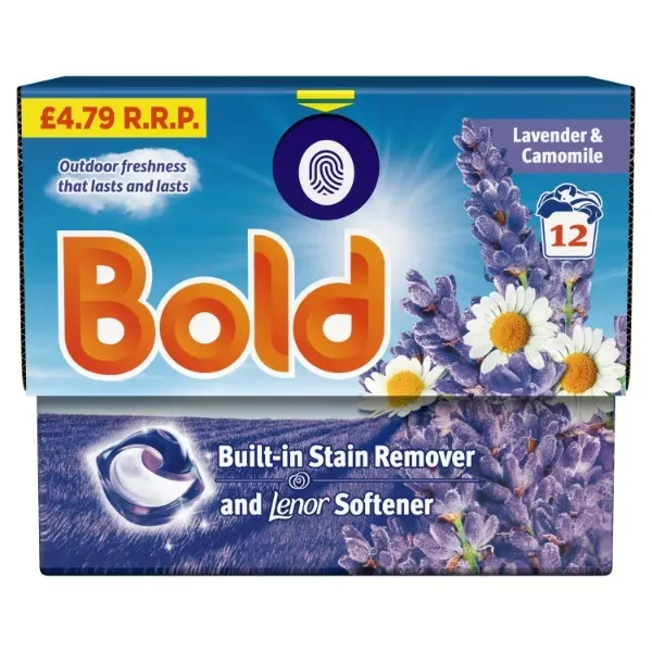 Detergent Rufe - BOLD DETERGENT CAPSUL 12BUC LAVANDA MUSETEL