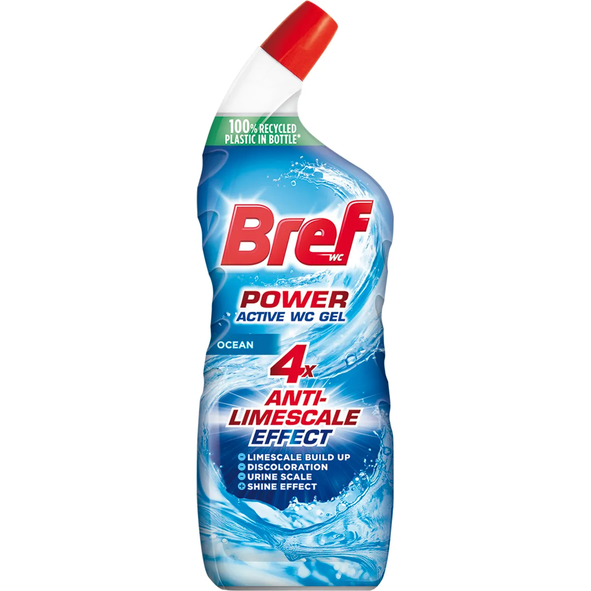 Dezinfectant - BREF SOLUTIE WC LICHID GEL 750ML OCEAN