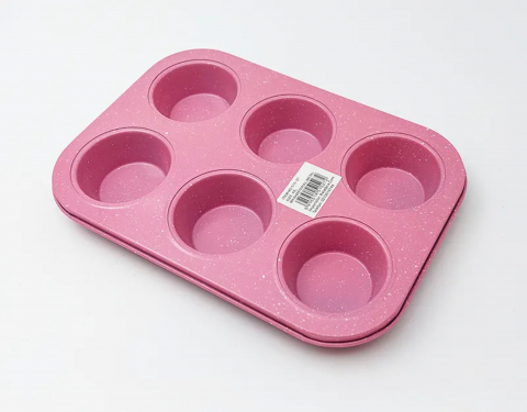 Tavi si Forme Prajituri - Forma Briose din Metal, 6 Briose