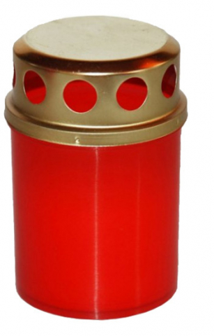 Uz Casnic - Candela cu Capac, LCA, V1-50S, Rosu 28 buc