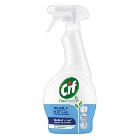 Produse de Curatenie - CIF SOLUTIE GEAM 500ML CLEANBOOST