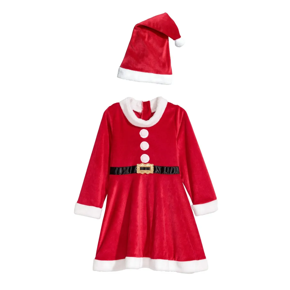 Articole Craciun - Costum Craciunita Adult  Material Textil 4pcs 88-32