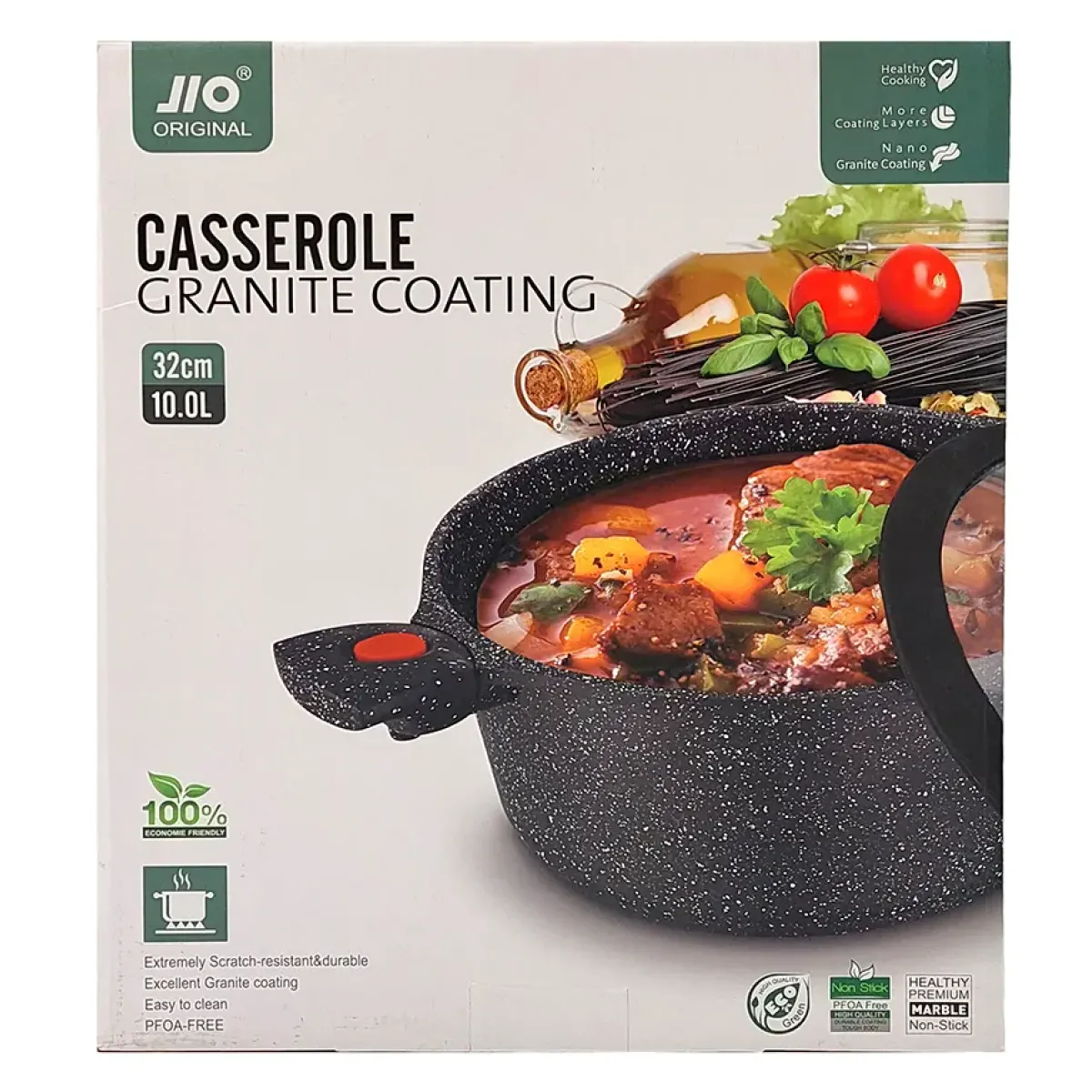 Oale, Tigai si Cratite - Cratita Aluminiu Cu Manere Detasabile+capac 32cm, 10L