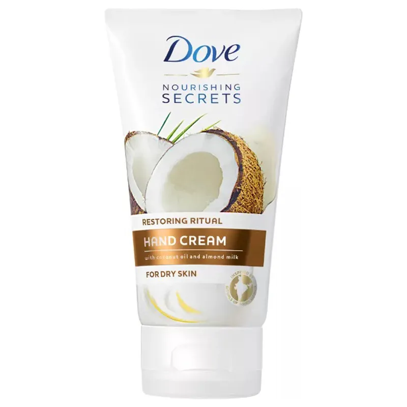 Creme de Maini - Crema de Maini, Dove, Resoring Care, Coconut Oil & Almond Milk For Dry Skin 75 ml