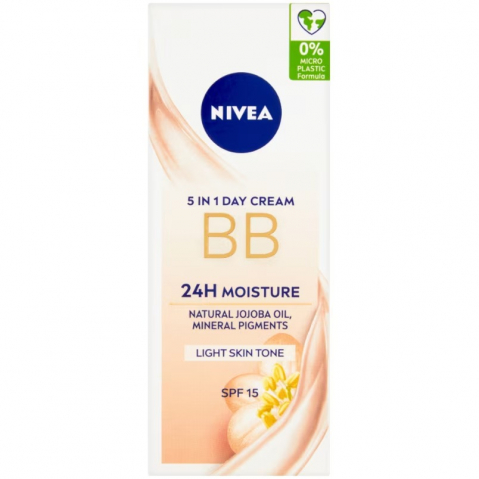 Crema de Zi, Hidratanta, 5 in 1, SPF15, Nivea, Light Skin Tone, 50 ml [1]