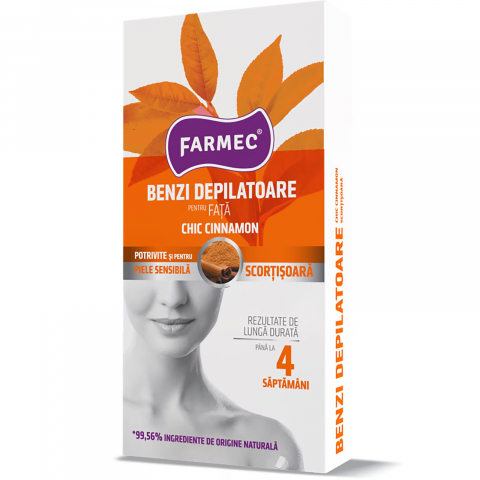 Epilare - Benzi Depilatoare, Farmec, Fata, Scortisoara, 20 buc
