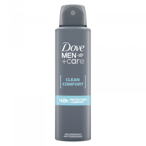 Deodorante si Antiperspirante - Deodorant Barbati, Dove, Deo Men, Clean Comfort, Spray, 150 ml