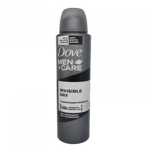 Deodorante si Antiperspirante - Deodorant Barbati, Dove, Deo Men, Invisible Dry, Spray, 250 ml