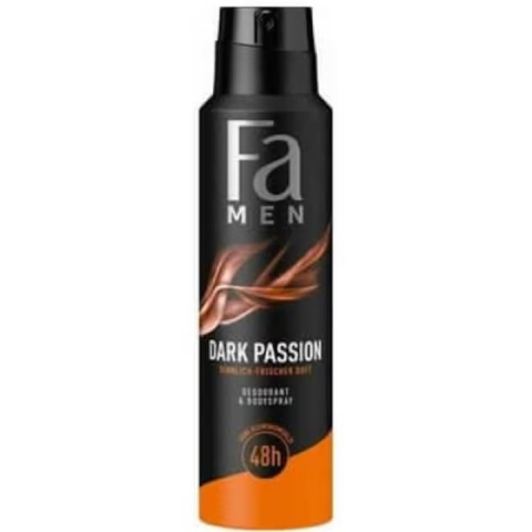 Deodorante si Antiperspirante - Deodorant Barbati, Fa, Deo Men, 48h, Dark Passion, Spray, 150 ml
