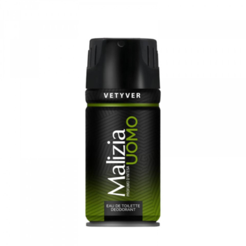 Ingrijire Personala - Deodorant Barbati, Malizia Uomo, Vatyver, Spray, 150 ml