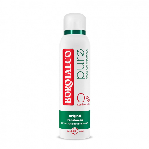 Deodorant Unisex - Deodorant, Borotalco, Deo Original, Unique, Spray, 150 ml