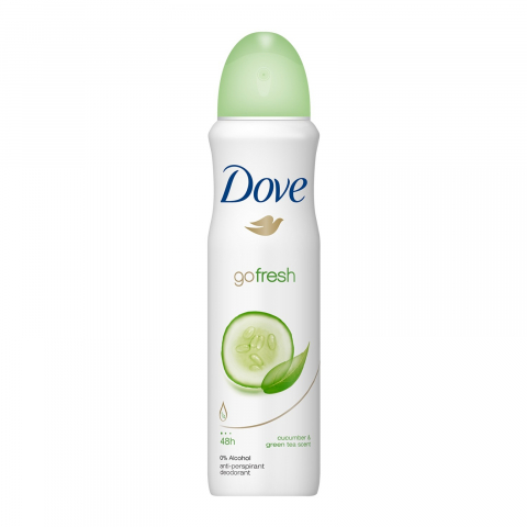 Deodorant Spray - Deodorant Dama, Dove, Go Fresh Women, Cucumber & Green Tea, Spray, 250 ml