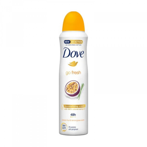 Deodorante si Antiperspirante - Deodorant Dama, Dove, Go Fresh Women, Passion & Lemongrass, Spray, 150 ml