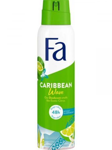 Deodorant Spray - Deodorant Dama, Fa, Deo Women, 48h, Caribbean Wave Lemon, Spray, 150 ml