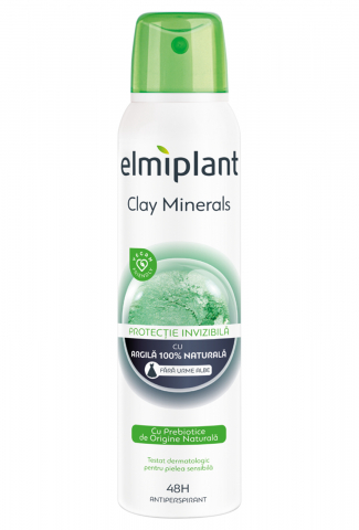 Deodorant Spray - Deodorant, Elmiplant, Deo Clay Minerals, Spray, 150 ml