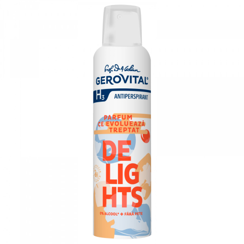 Ingrijire Personala - Deodorant, Gerovital, H3 Deo, Delights, Spray, 150 ml