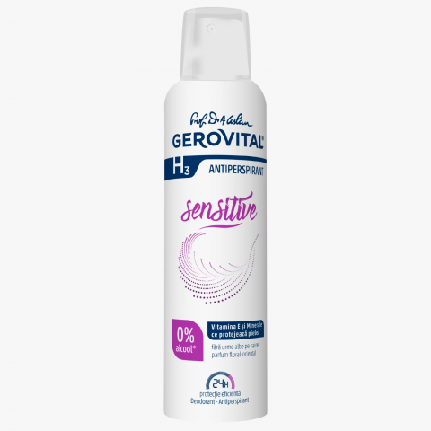 Ingrijire Personala - Deodorant, Gerovital, H3 Deo, Sensitive, Spray, 150 ml
