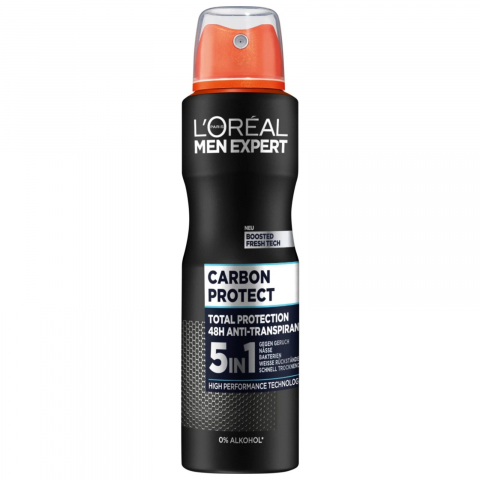 Deodorant Spray - Deodorant Spray, L`Oreal Men Expert, Carbon Protect, 5in1, 250 ml