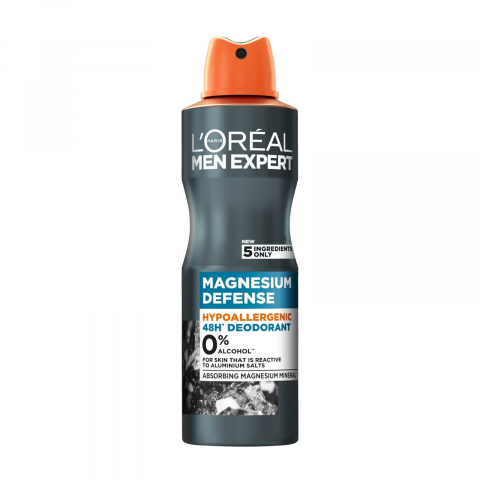Ingrijire Personala - Deodorant Spray, L`Oreal Men Expert, Magnesium Defence, 250 ml