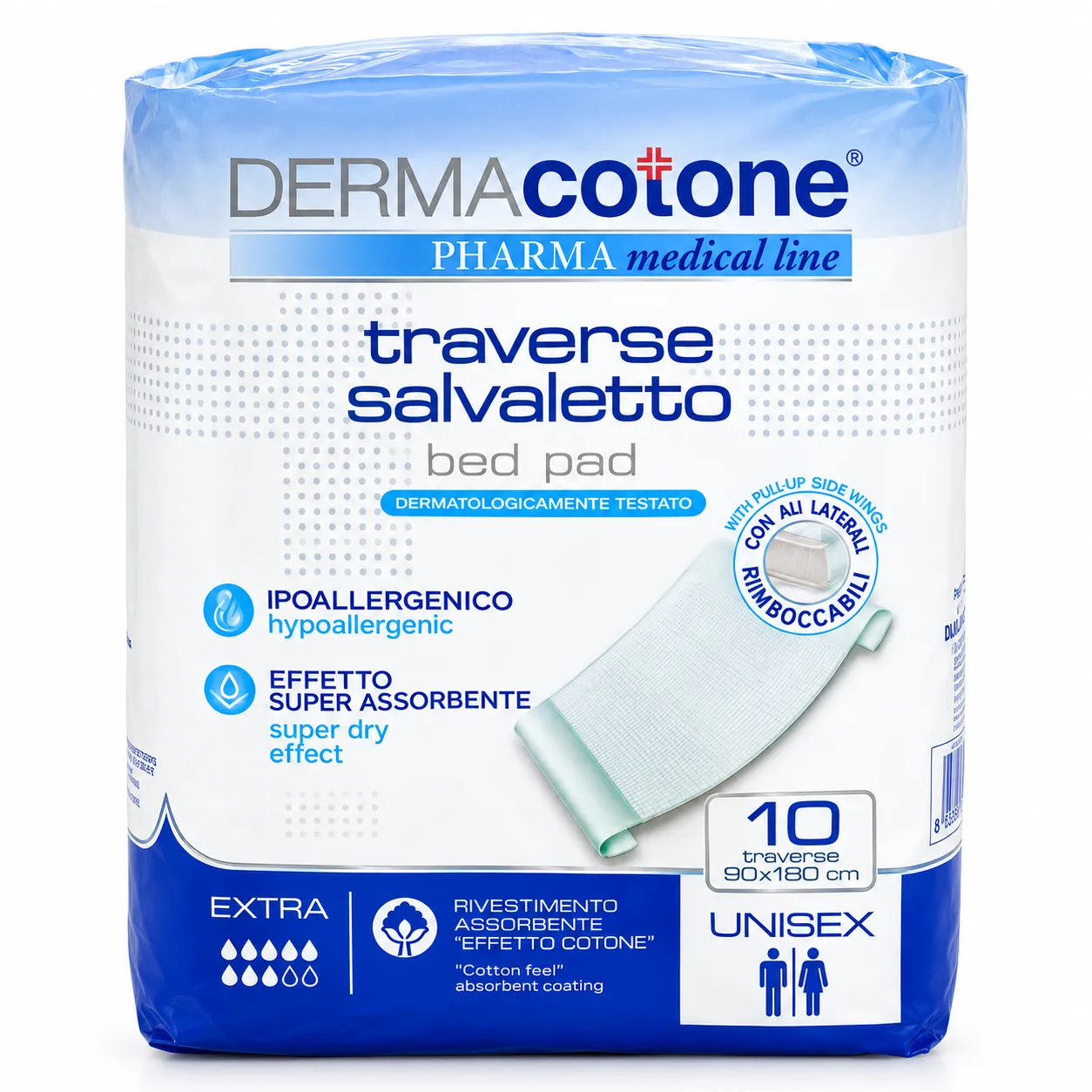 Ingrijire Personala - DERMA COTONE PROTECTIE PAT 10BUC 90X180 EXTRA
