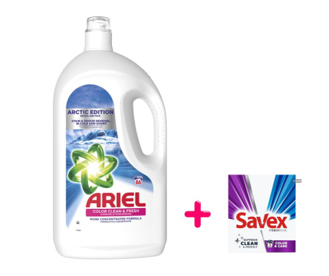 Detergent Lichid - Detergent automat Lichid Ariel Arctic Edition Color, 3,87 L, 86 spalari