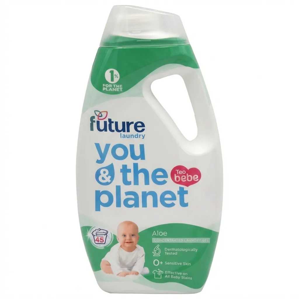 Accesorii Ingrijire Copii - Detergent Lichid, Teo Bebe, Aloe, 1.8 L, 40 Spalari