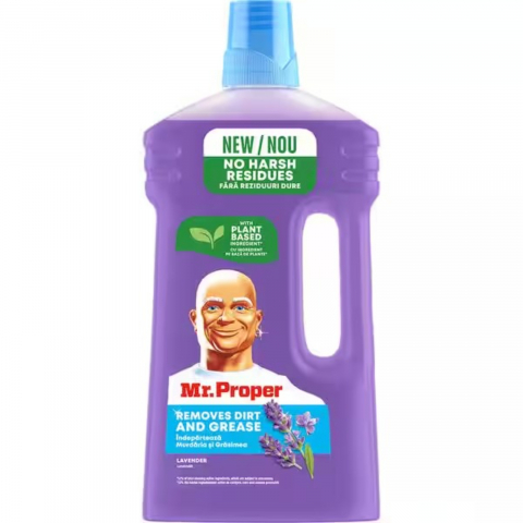 Solutii Curatare Pardoseli - Detergent Pardoseli, Mr Proper, Parchet, Lavanda, 1 L