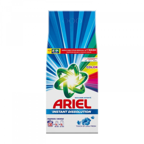 Detergent Pudra Automat - ARIEL DETERGENT PUDRA AUTOMAT 6KG TOUCH OF LENOR 80 SPALARI