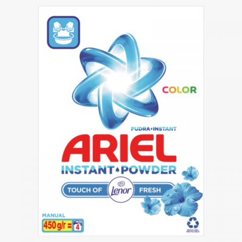 Detergent Pudra Manual - Detergent Pudra Manual, Ariel Color, Lenor Touch, 450 gr
