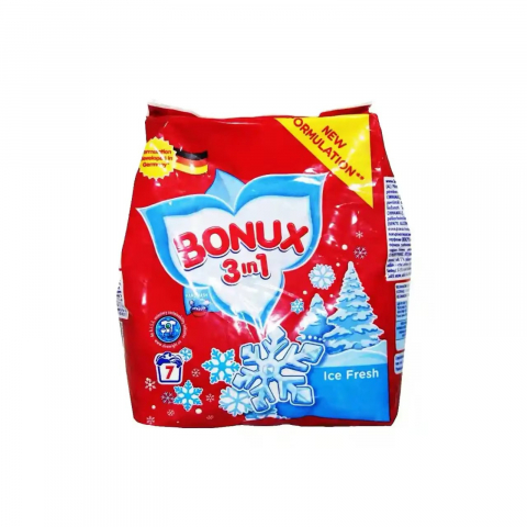Detergent Pudra Manual - Detergent Pudra Manual, Bonux 3 in 1 White, Ice Fresh, 400 gr