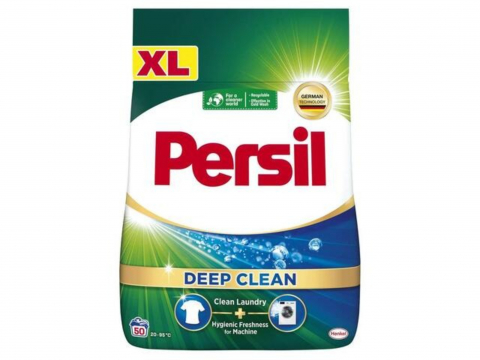 Detergent Rufe - Detergent Pudra, Persil, Deep Clean, Regular, 50 Spalari, 3 Kg