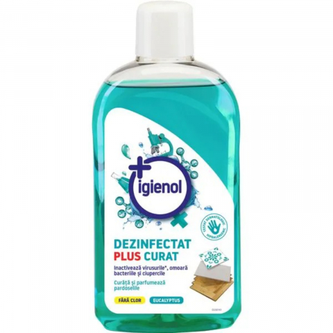 Produse de Curatenie - Dezinfectant Pardoseli si Multisuprafete, Igienol, Eucalipt, 1 L