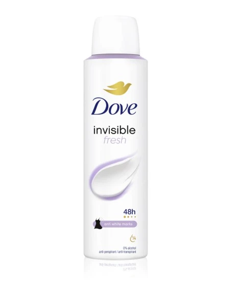 Deodorant Spray - DOVE ANTIPERSPIRANT DEO 200ML INVISIBLE FRESH 48H