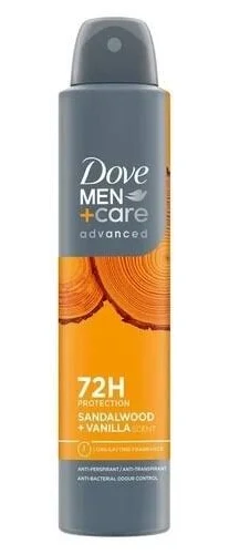 Ingrijire Personala - DOVE ANTIPERSPIRANT DEO 250ML MEN ADVANCED SANDALWOOD VANILLA