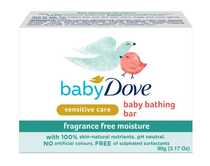 Gel de Dus pentru Copii - DOVE BABY SAPUN 90G FRAGANCE FREE MOISTURE(FARA MIROS)