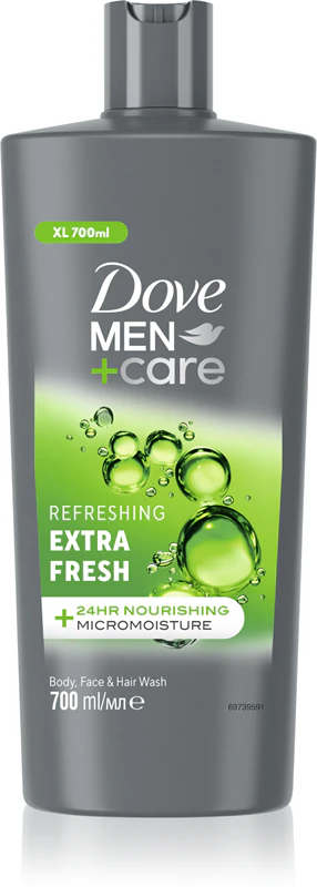 Dus si Baie - DOVE GEL DUS 700ML MEN CARE EXTRA FRESH