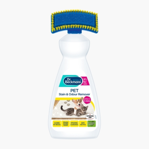 Solutii Curatare Covoare si Tapiterii - DR. BECKMANN DETERGENT CU PERIE COVOARE 650ML ANIMALE