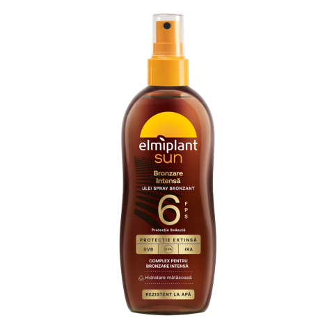 Ingrijire Personala - ELMIPLANT SUN ULEI SPRAY 150ML BRONZARE RAPIDA FPS6