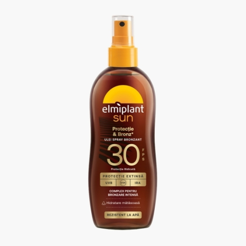 Creme si Lotiuni de Corp - ELMIPLANT ULEI SPRAY PROTECTIE BRONZ 150ML SPF30