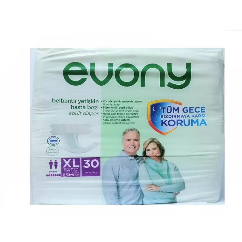 Scutece pentru Adulti - EVONY SCUTECE ADULTI 30BUC/SET EXTRA LARGE