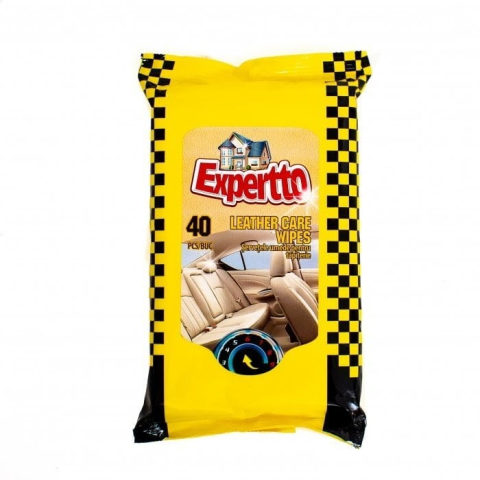 Cosmetica Auto - EXPERTTO SERVETELE UMEDE PENTRU TAPITERIE 40BUC